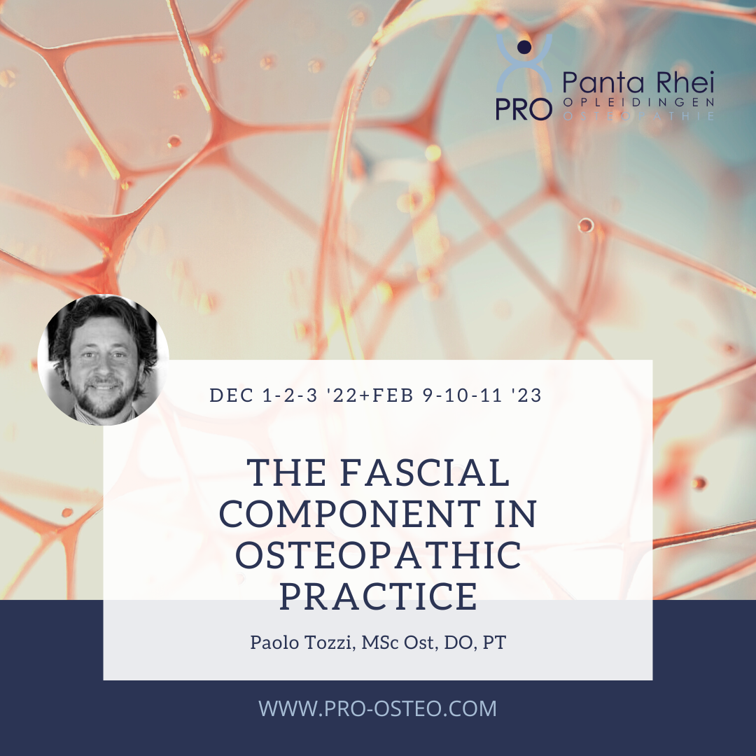 The fascial component in osteopathic practice with Paolo Tozzi DO