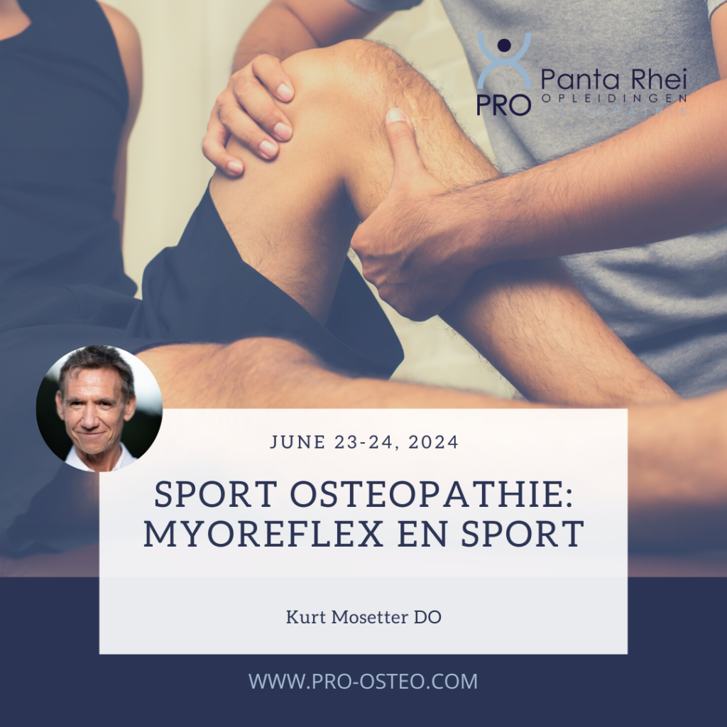 Sport Osteopathy Course- Myoreflex and Sport with Kurt Mosetter DO